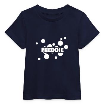 Freddie as a first name - Baby Organic T-shirt by Stanley/Stella - navy - Front