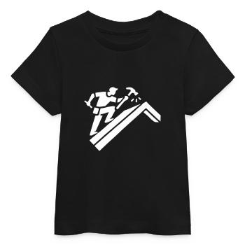 Couvreur - T-shirt bébé bio Stanley/Stella - noir - Devant
