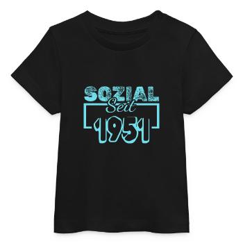 Travailleur social 1951 - T-shirt bébé bio Stanley/Stella - noir - Devant
