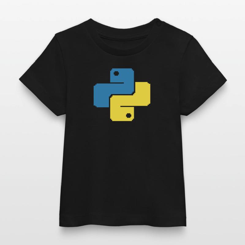 Python Pixelart Baby Organic T-Shirt Baby Creator von Stanley/Stella