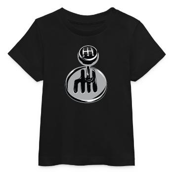 Gear shift - car sport - Baby Organic T-shirt by Stanley/Stella - black - Front