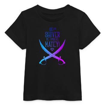 Sabre de pirate - T-shirt bébé bio Stanley/Stella - noir - Devant