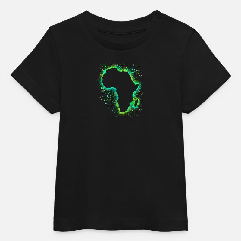 Afrique - T-shirt bébé bio Stanley/Stella - noir