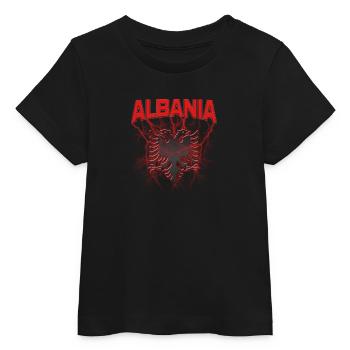 Albania Albanian Eagle - Baby Organic T-shirt by Stanley/Stella - black - Front