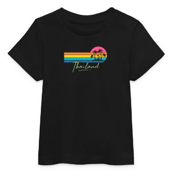 Thaïlande - T-shirt bébé bio Stanley/Stella - noir - Devant