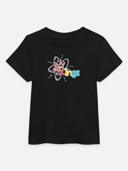 Kings Crown Atom Tee - Baby Organic T-shirt by Stanley/Stella - black