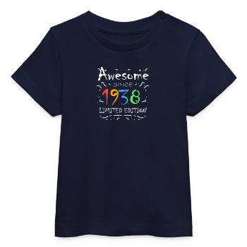 1938 - Jahrgang 1938 - Baby Organic T-Shirt Baby Creator von Stanley/Stella - Navy - Vorne