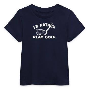 Golf Fan - Baby Organic T-shirt by Stanley/Stella - navy - Front