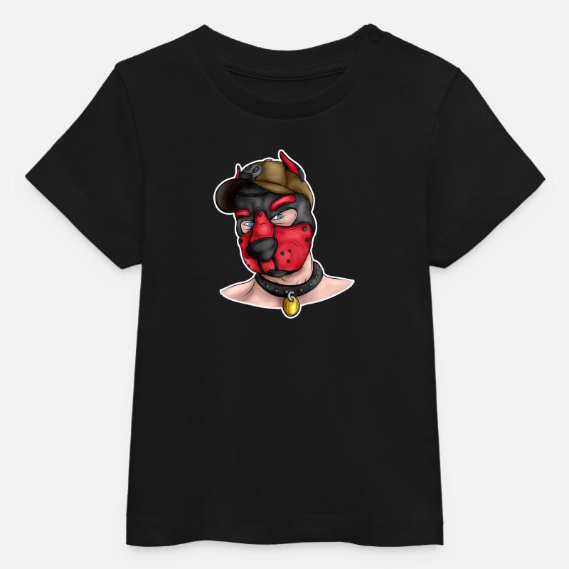 PuppyRed - T-shirt bébé bio Stanley/Stella - noir