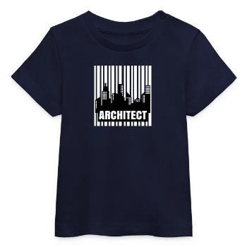 Emploi : Architecte, Travail, Superviseur, Succès, Carrière - T-shirt bébé bio Stanley/Stella - marine - Devant