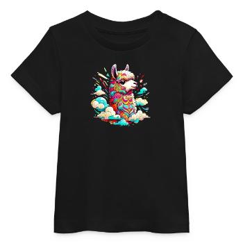 Alpaka - Baby Organic T-Shirt Baby Creator von Stanley/Stella - Schwarz - Vorne