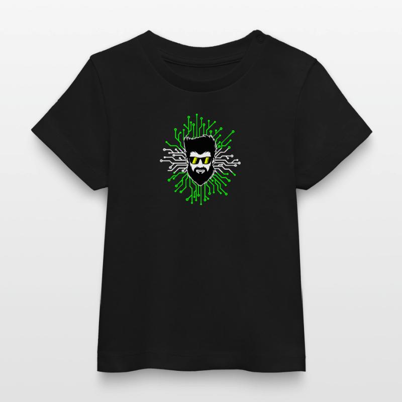 Computerfreak Developer Open Source Code Skripting Baby Organic T-Shirt Baby Creator von Stanley/Stella