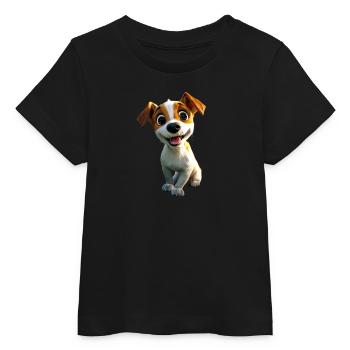 Jack Russell Terrier Hunde Liebhaber Jack Russells - Baby Organic T-Shirt Baby Creator von Stanley/Stella - Schwarz - Vorne