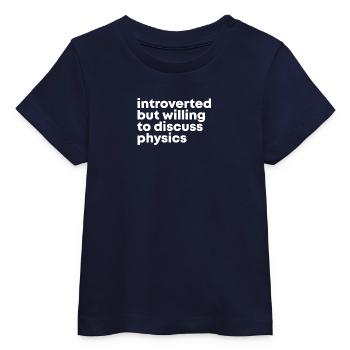 Physics - Baby Organic T-shirt by Stanley/Stella - navy - Front