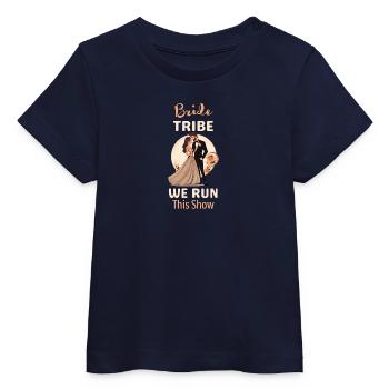 Brautstamm Wir bestimmen diese Show - Baby Organic T-Shirt Baby Creator von Stanley/Stella - Navy - Vorne