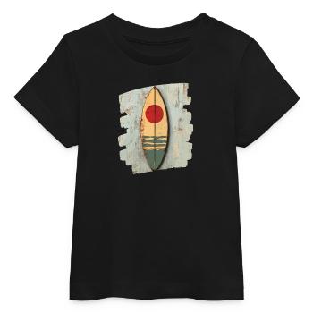 Surfboard - Baby Organic T-shirt by Stanley/Stella - black - Front