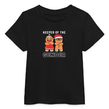 Babyparty Weihnachten werdende Eltern - Baby Organic T-Shirt Baby Creator von Stanley/Stella - Schwarz - Vorne