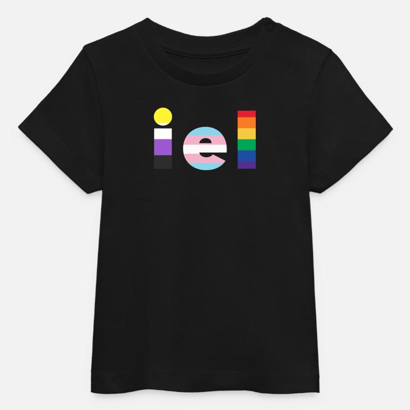 Iel - T-shirt bébé bio Stanley/Stella - noir