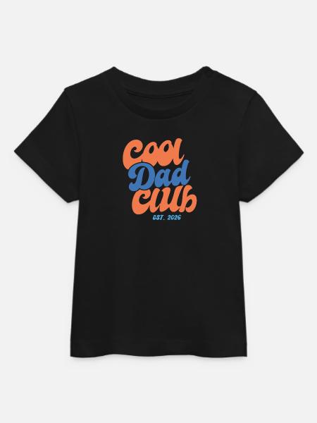 Cool Dad Club 2026 - Geschenkidee - Baby Organic T-Shirt Baby Creator von Stanley/Stella - Schwarz