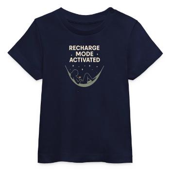 Wild Woman Spiritual Feminine Nature - Baby Organic T-shirt by Stanley/Stella - navy - Front