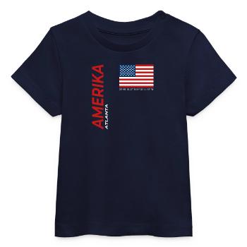 Atlanta - Baby Organic T-Shirt Baby Creator von Stanley/Stella - Navy - Vorne