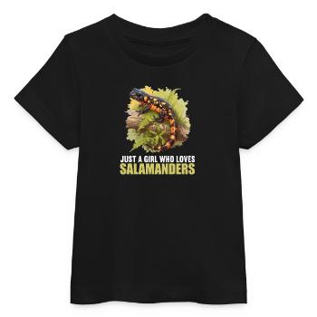 Fire Salamander Salamander - Baby Organic T-shirt by Stanley/Stella - black - Front