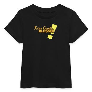 Spruch Alessio - Baby Organic T-Shirt Baby Creator von Stanley/Stella - Schwarz - Vorne