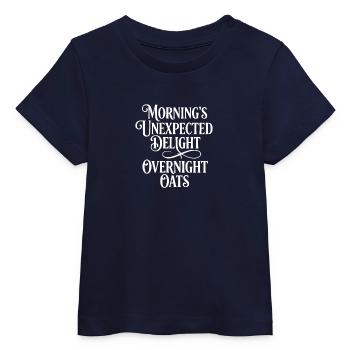 Avoine Avoine Céréales Muesli Petit Petit Plat du Jour - T-shirt bébé bio Stanley/Stella - marine - Devant
