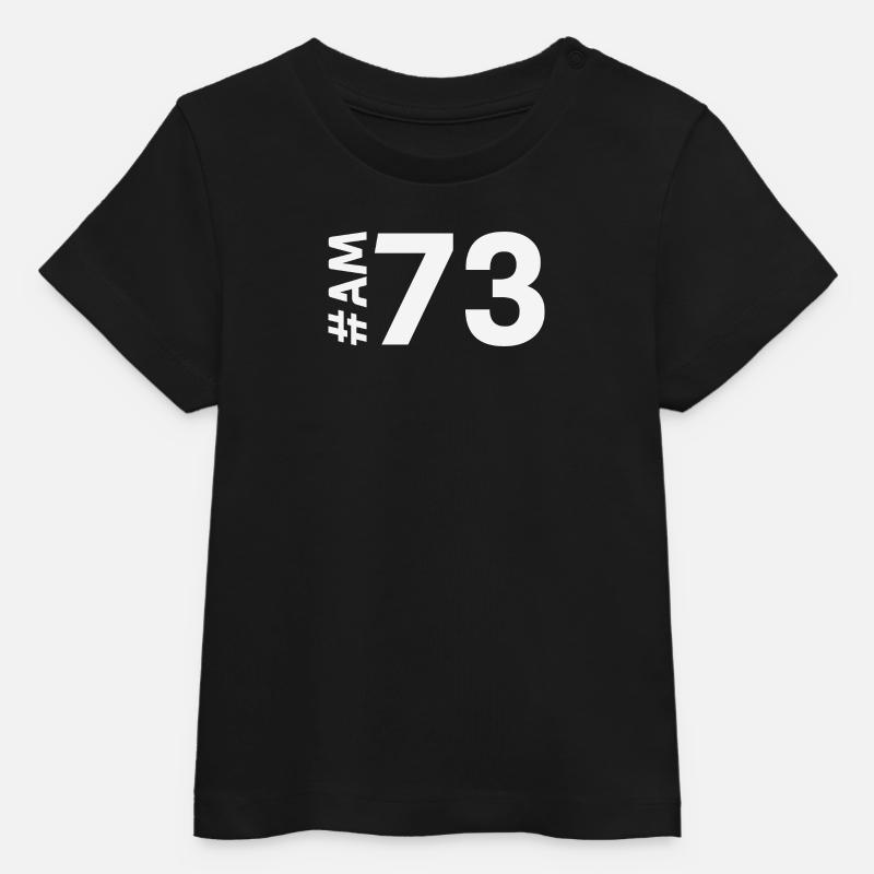 AM73 - T-shirt bébé bio Stanley/Stella - noir