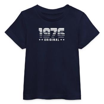 1976 Original Retrodesign | Geburtstag - Baby Organic T-Shirt Baby Creator von Stanley/Stella - Navy - Vorne