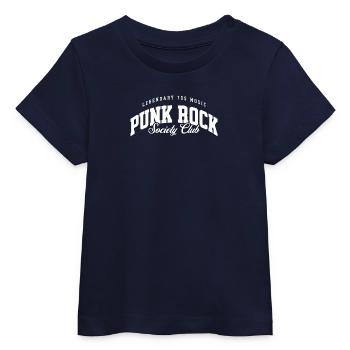 Punk Rock Society Club années 70 - T-shirt bébé bio Stanley/Stella - marine - Devant