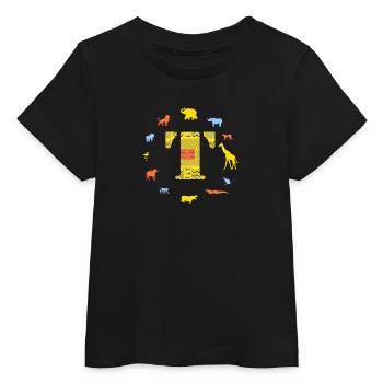 afrique t - T-shirt bébé bio Stanley/Stella - noir - Devant