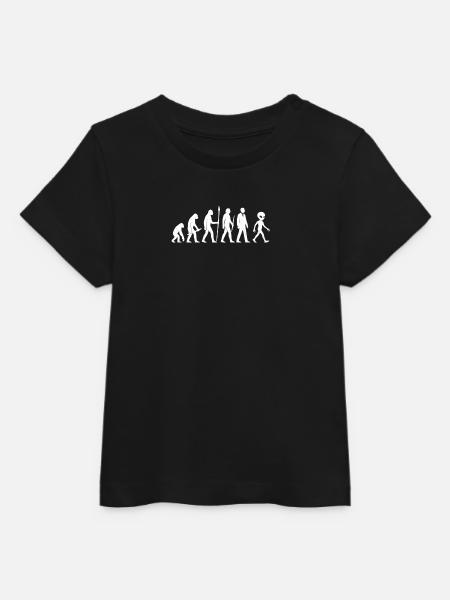 From Ape to Alien – Evolution Reloaded - Baby Organic T-Shirt Baby Creator von Stanley/Stella - Schwarz