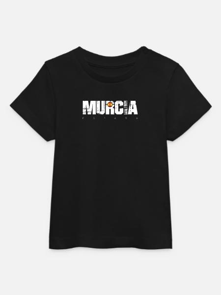Murcia Spanien Distressed Text - Baby Organic T-Shirt Baby Creator von Stanley/Stella - Schwarz