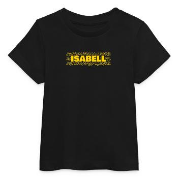 Gift for Isabell - Baby Organic T-shirt by Stanley/Stella - black - Front