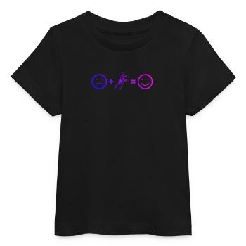 Pickleball athlete gift idea for the birthday - Baby Organic T-shirt by Stanley/Stella - black - Front