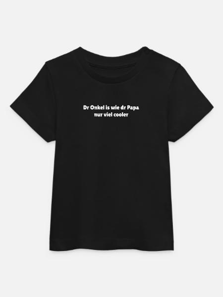 Oncle Saxon disant cool - T-shirt bébé bio Stanley/Stella - noir