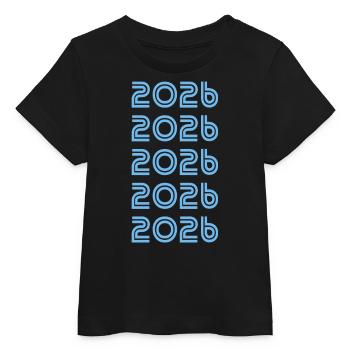 2026 - T-shirt bébé bio Stanley/Stella - noir - Devant