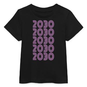 2030 - T-shirt bébé bio Stanley/Stella - noir - Devant