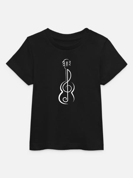 Gitarre Musik - Baby Organic T-Shirt Baby Creator von Stanley/Stella - Schwarz
