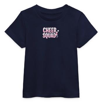 Cheer Squad Cheerleading d’équipe - T-shirt bébé bio Stanley/Stella - marine - Devant