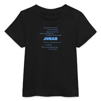 Proverbs Junah - Baby Organic T-shirt by Stanley/Stella - black - Front