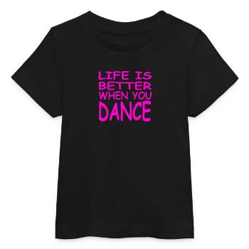 Danser - T-shirt bébé bio Stanley/Stella - noir - Devant