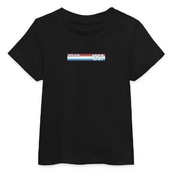 rétro 1957 limited edition - T-shirt bébé bio Stanley/Stella - noir - Devant