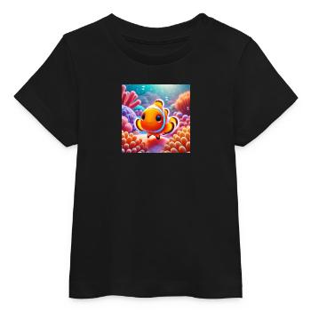 Clownfisch - Baby - Baby Organic T-Shirt Baby Creator von Stanley/Stella - Schwarz - Vorne