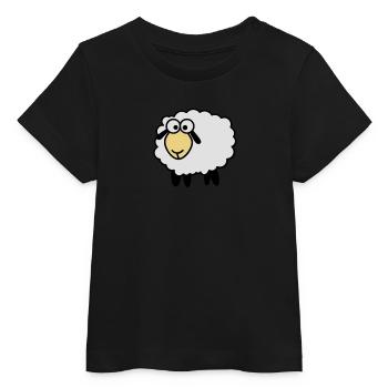 das leicht bekloppte Määähndy-Schaf - Baby Organic T-Shirt Baby Creator von Stanley/Stella - Schwarz - Vorne