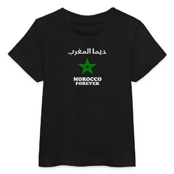 Maroc - Maroc - Maroc pour toujours - T-shirt bébé bio Stanley/Stella - noir - Devant