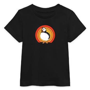 Papageientaucher Puffin - Baby Organic T-Shirt Baby Creator von Stanley/Stella - Schwarz - Vorne
