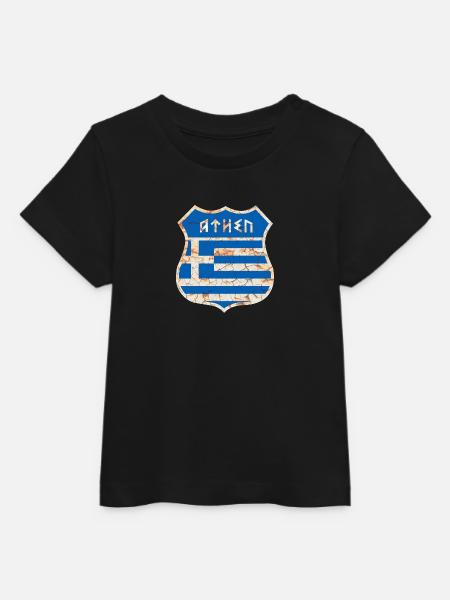 Athen - Baby Organic T-Shirt Baby Creator von Stanley/Stella - Schwarz