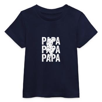 Fechter Papa Vater Fechten - Baby Organic T-Shirt Baby Creator von Stanley/Stella - Navy - Vorne